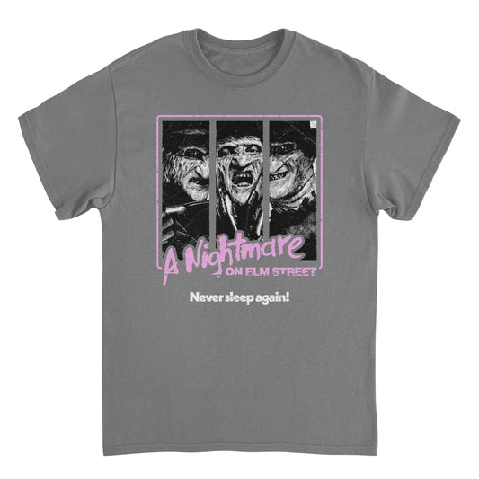 Nightmare on Elm Street Dream Demon Mens T Shirt Charcoal Officially Licensed