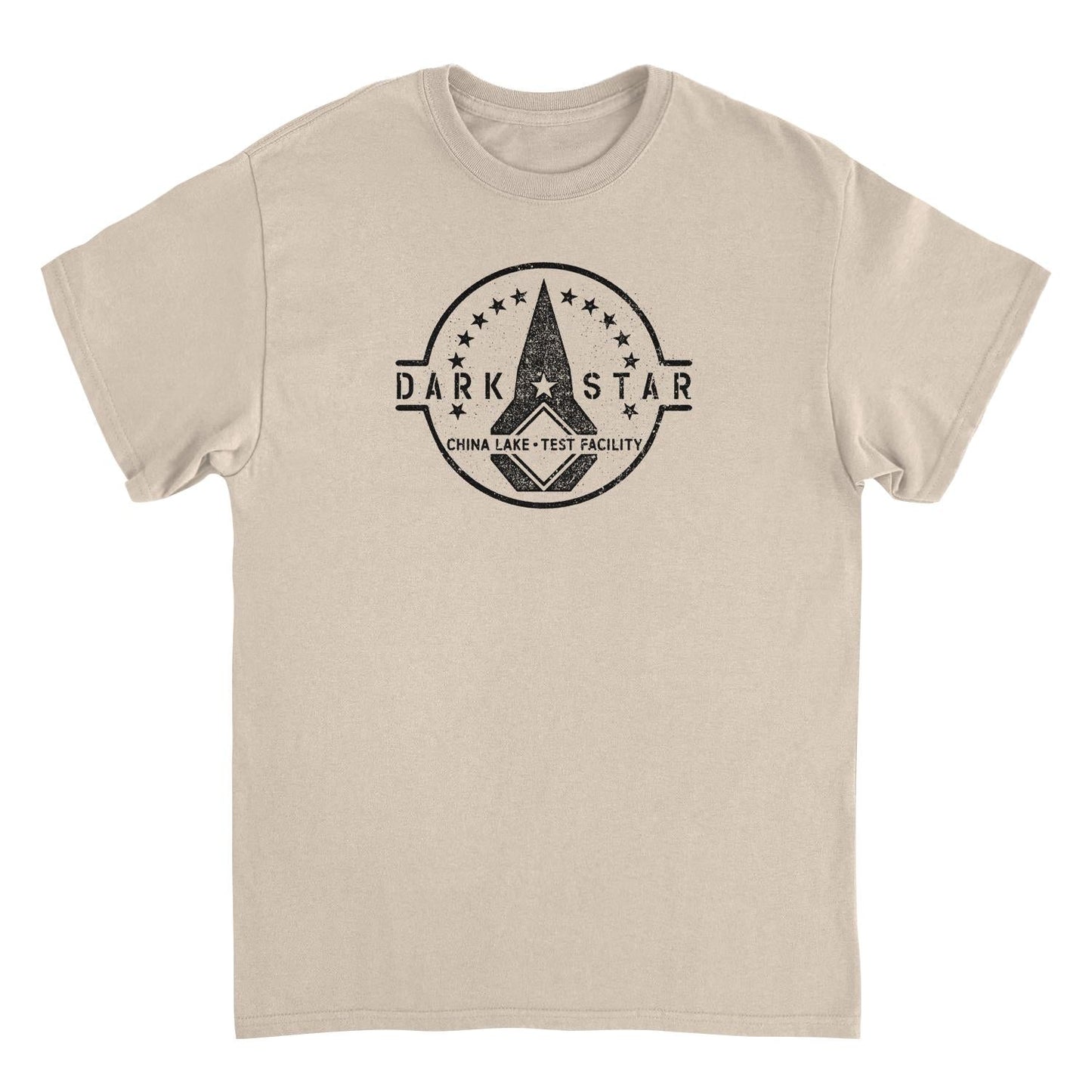 Top Gun Dark Star Test Facility Mens T Shirt Sand Officially Licensed