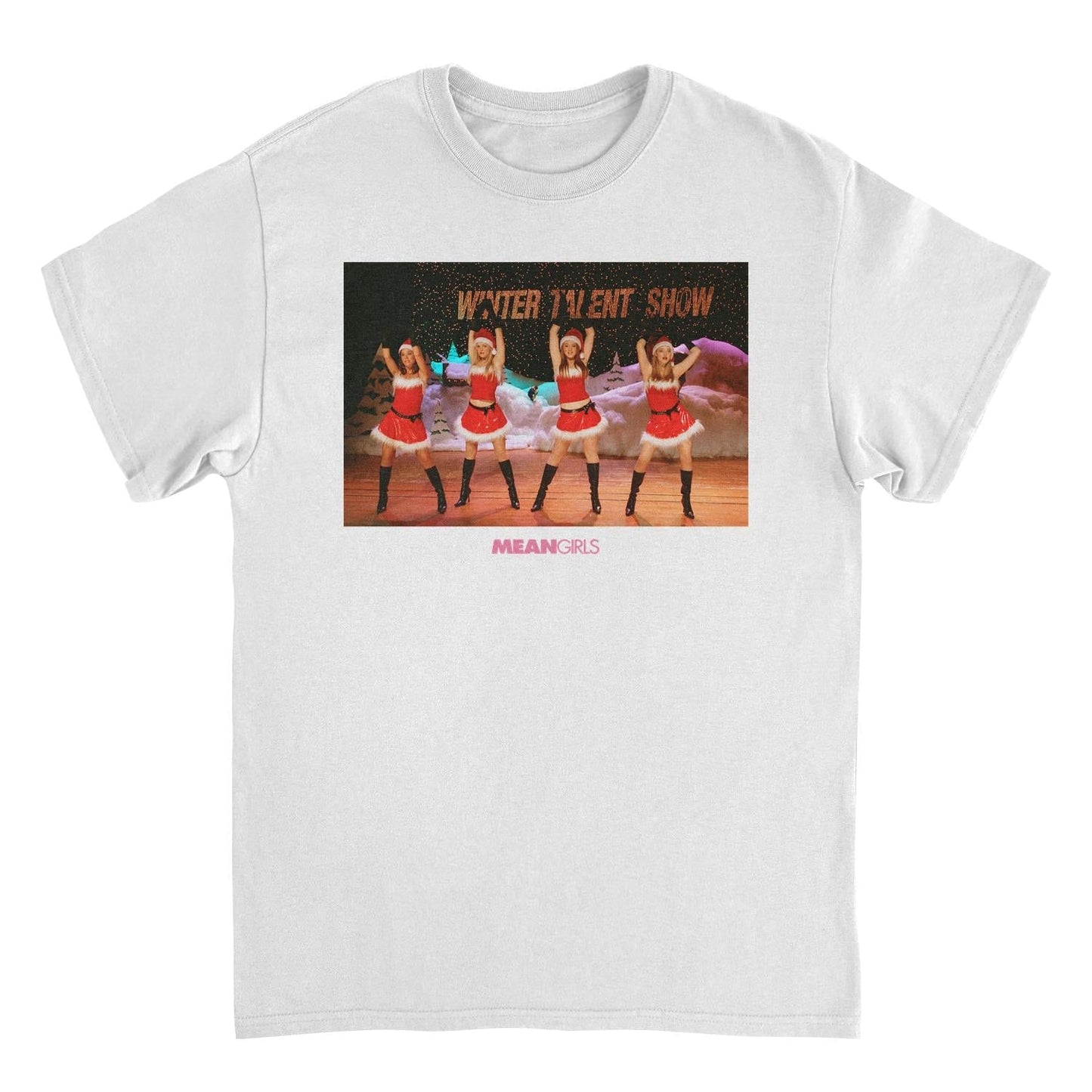 Mean Girls Christmas Scene Mens T Shirt White Officially Licensed