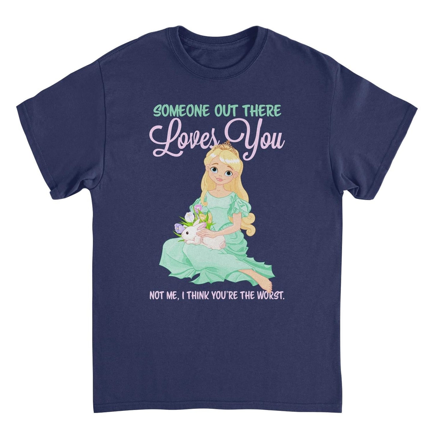 Someone Out There Funny Mens T Shirt Navy Blue Officially Licensed