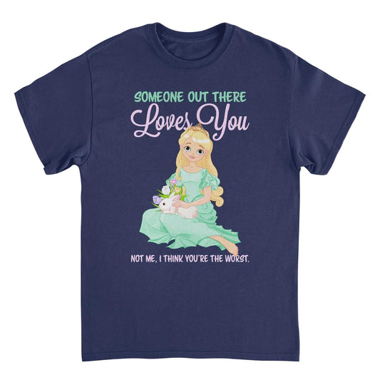 Someone Out There Funny Mens T Shirt Navy Blue Officially Licensed