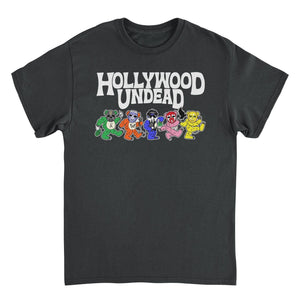 Hollywood Undead Dancing Bears Mens T Shirt Black