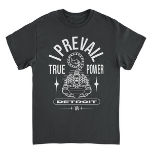 I Prevail True Power Scorpion Mens T Shirt Black