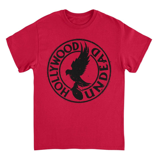 Hollywood Undead Circle Logo Mens T Shirt Red Officially Licensed