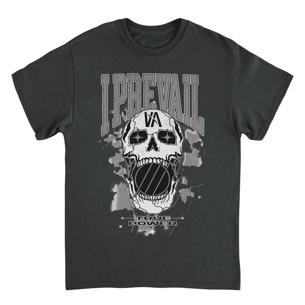 I Prevail True Power Skull Mens T Shirt Black