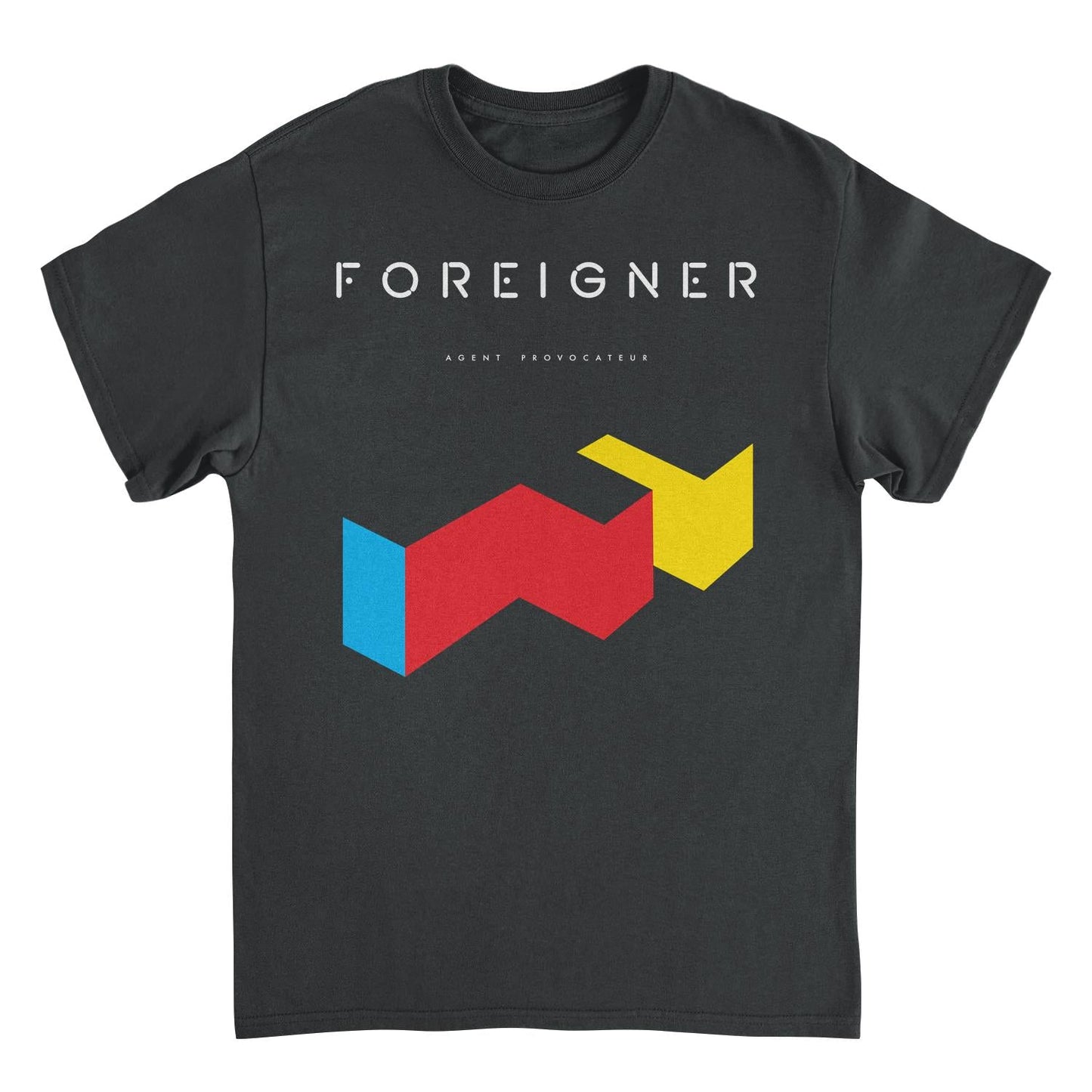Foreigner Agent Provocateur Album Mens T Shirt Black Officially Licensed