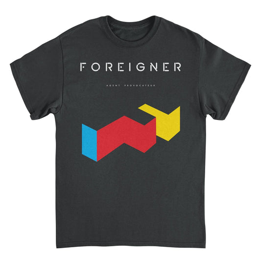Foreigner Agent Provocateur Album Mens T Shirt Black Officially Licensed