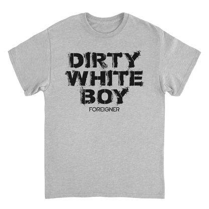 Foreigner Dirty White Boy Mens T Shirt Sport Grey