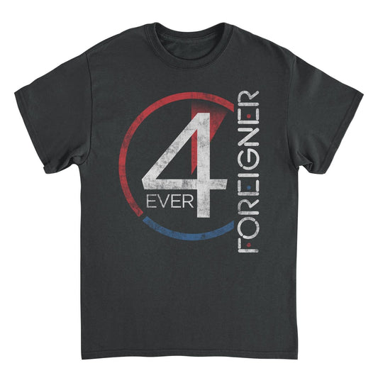 Foreigner Foreigner 4 Ever Mens T Shirt Black