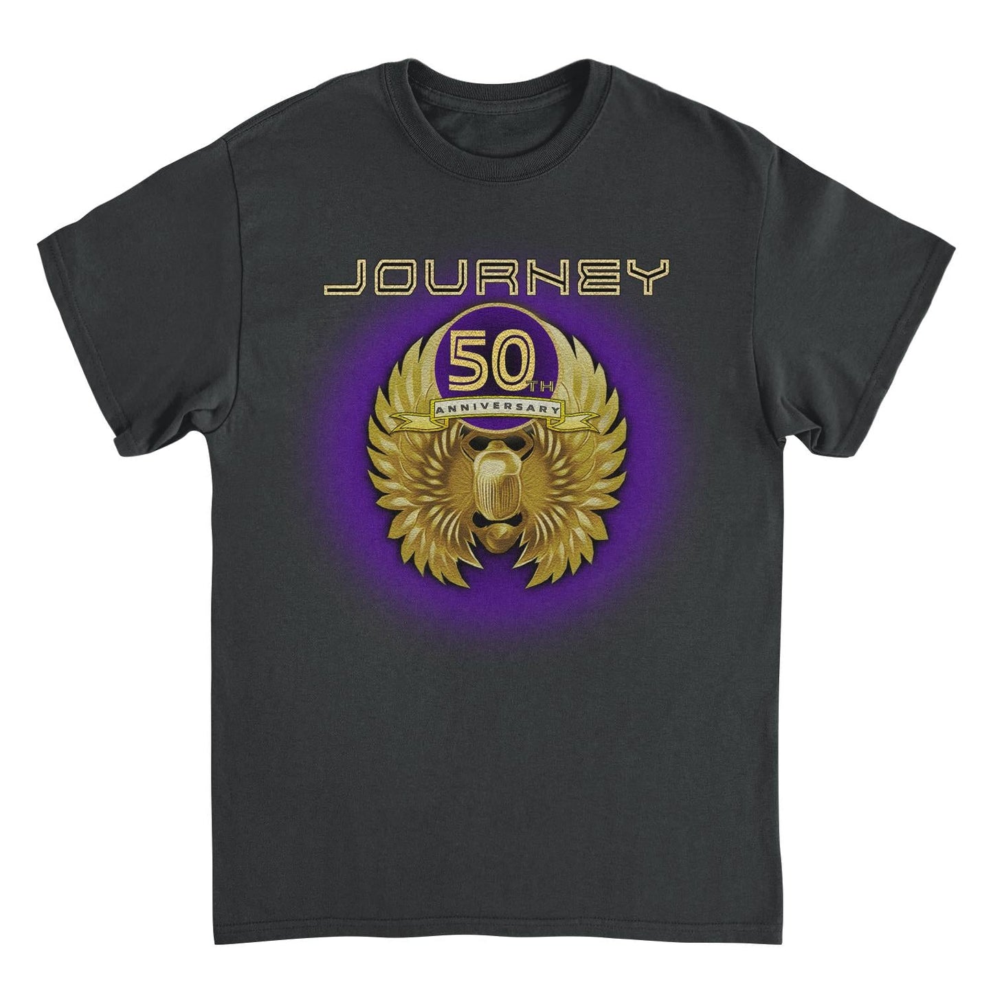 Journey 50th Anniversary Gold Scarab 2 Mens T Shirt Black