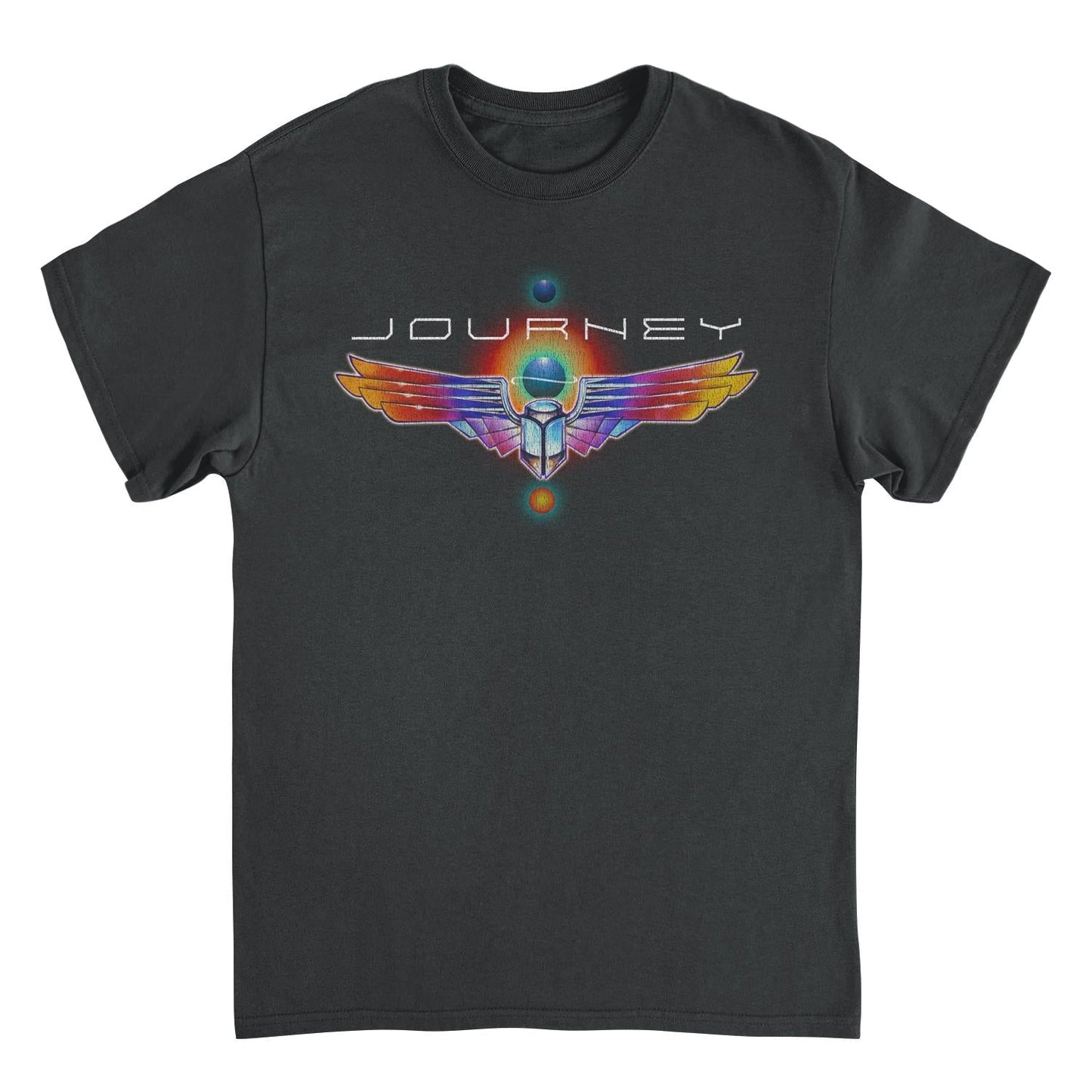 Journey Journey Logo Distress Scarab Mens T Shirt Black