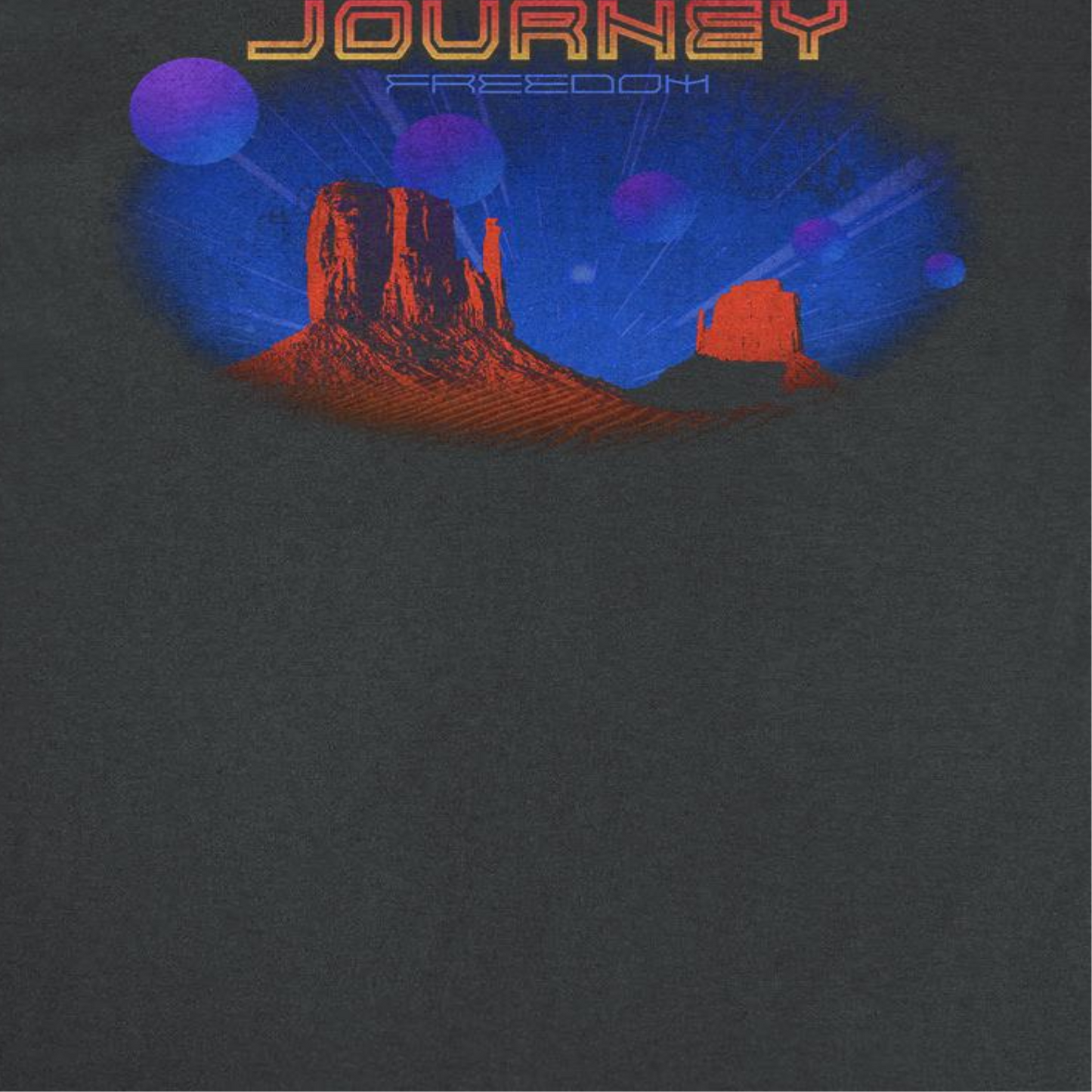 Journey Freedom Utah Mens T Shirt Black