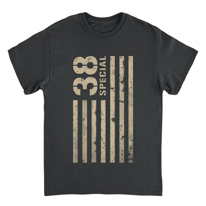 38 Special Vertical Stripes Mens T Shirt Black Officially Licensed