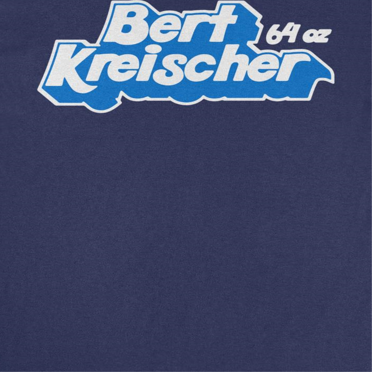 Bert Kreischer 64 oz Mens T Shirt Navy Blue