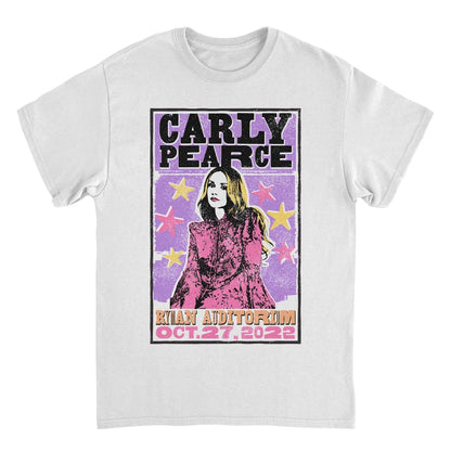 Carly Pearce Ryman Poster Mens T Shirt White Officially Licensed