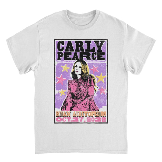 Carly Pearce Ryman Poster Mens T Shirt White Officially Licensed