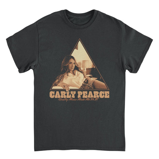 Carly Pearce Triangle Photo Mens T Shirt Black Officially Licensed