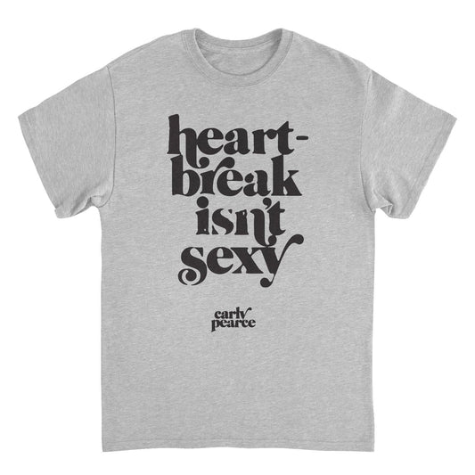 Carly Pearce Heartbreak Isn't Sexy Mens T Shirt Grey Officially Licensed