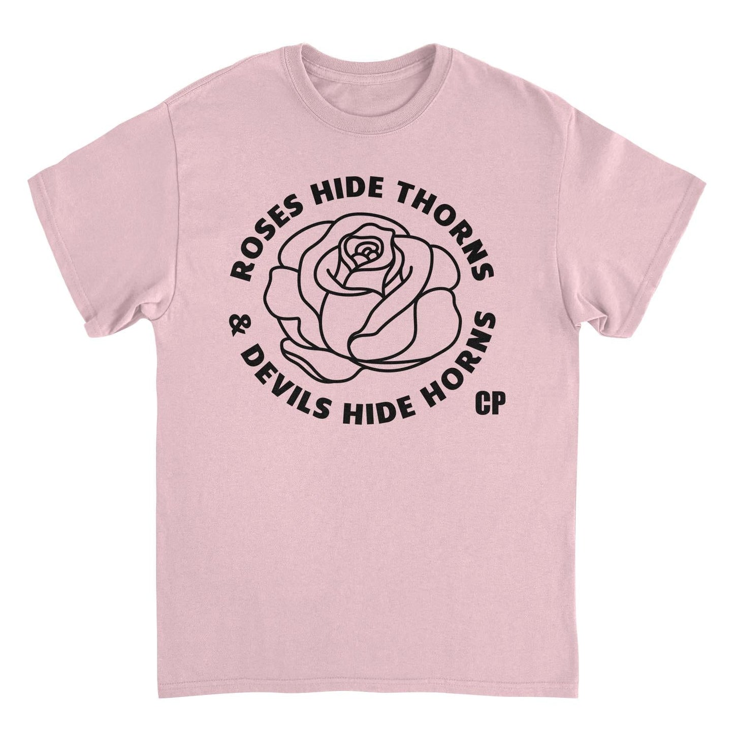 Carly Pearce Roses Hide Thorns Mens T Shirt Light Pink