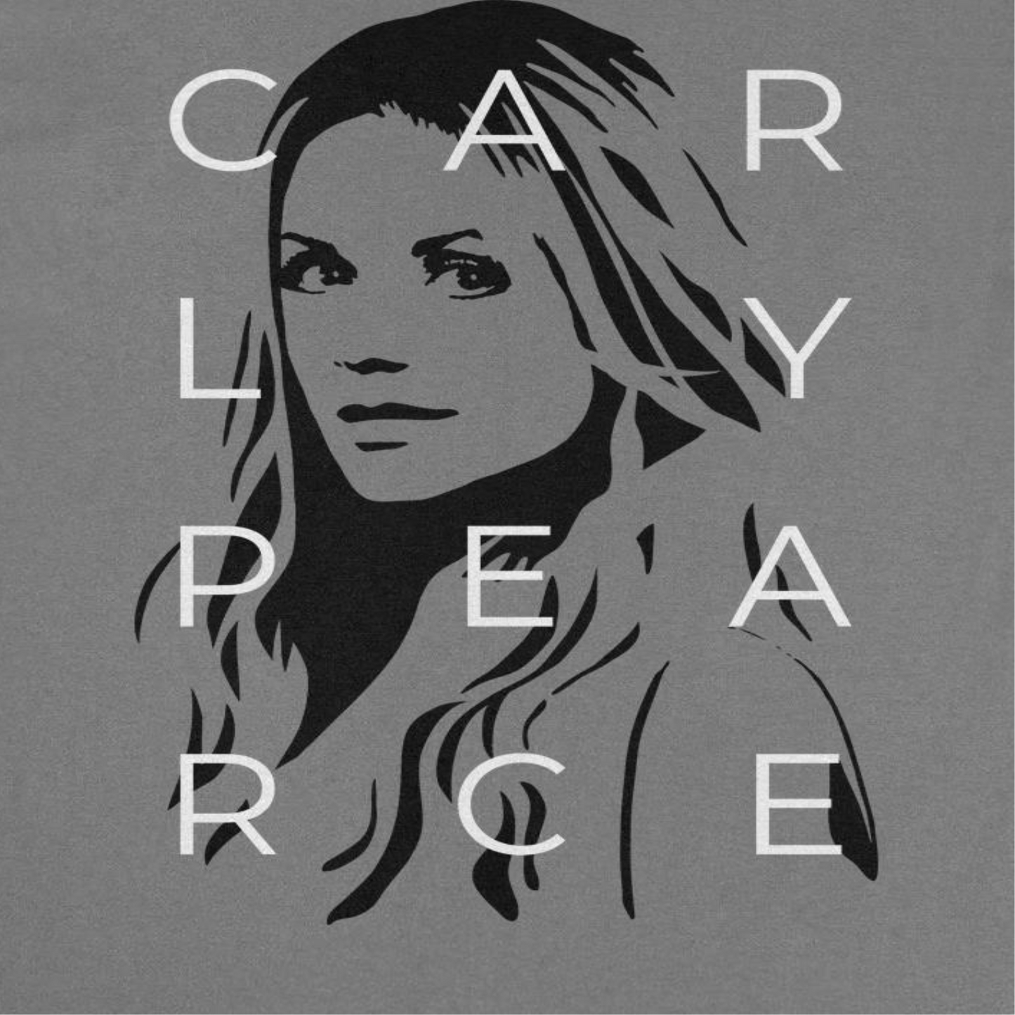 Carly Pearce Carly Face Mens T Shirt Charcoal