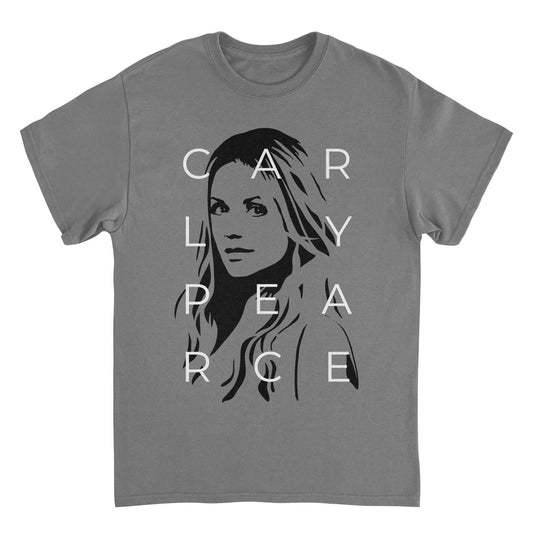 Carly Pearce Carly Face Mens T Shirt Charcoal