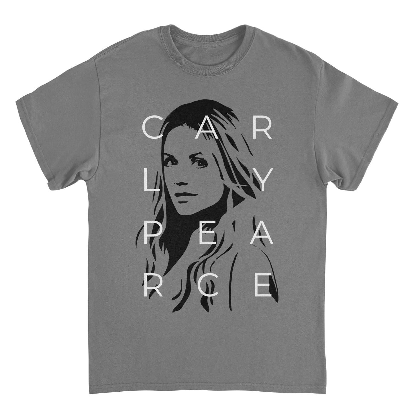 Carly Pearce Carly Face Mens T Shirt Charcoal Officially Licensed