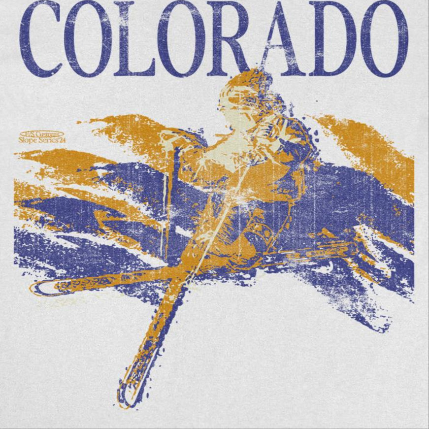 Ski Colorado Pastel T-Shirt Officially Licensed