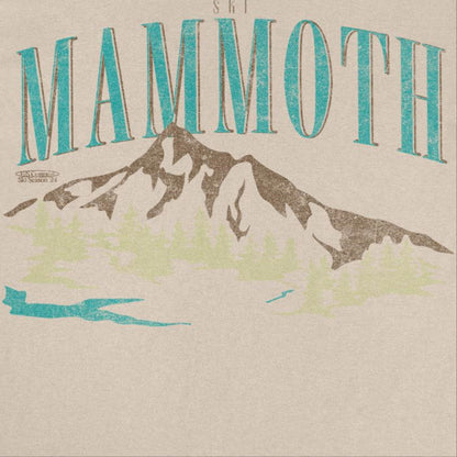 Ski Mammoth Tan T-Shirt Officially Licensed