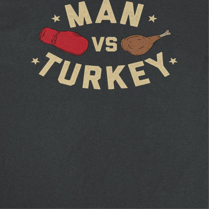 Thanksgiving T-Shirt - Man vs Turkey Officially Licensed