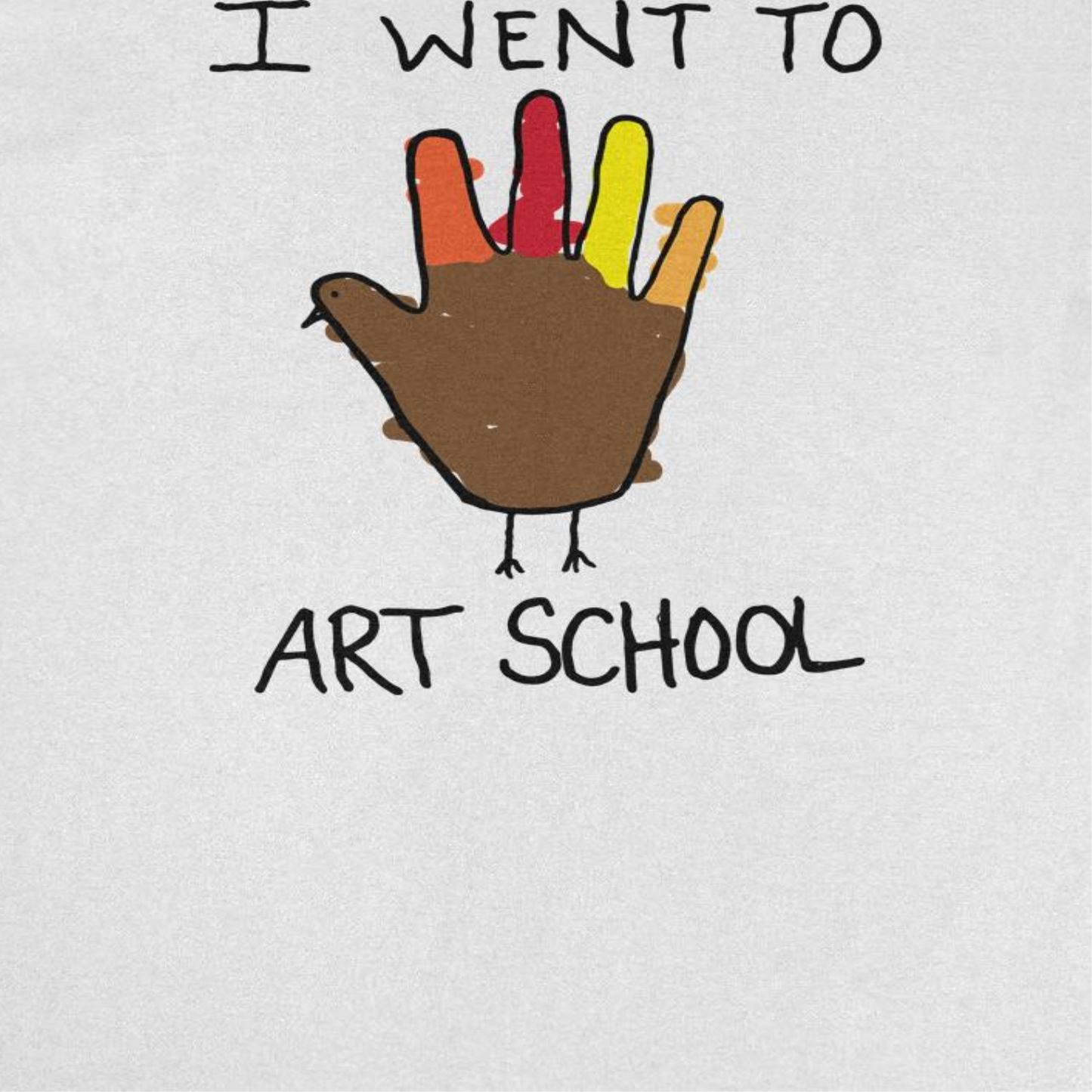 I Went to Art School Mens Ideanest T Shirt White Officially Licensed