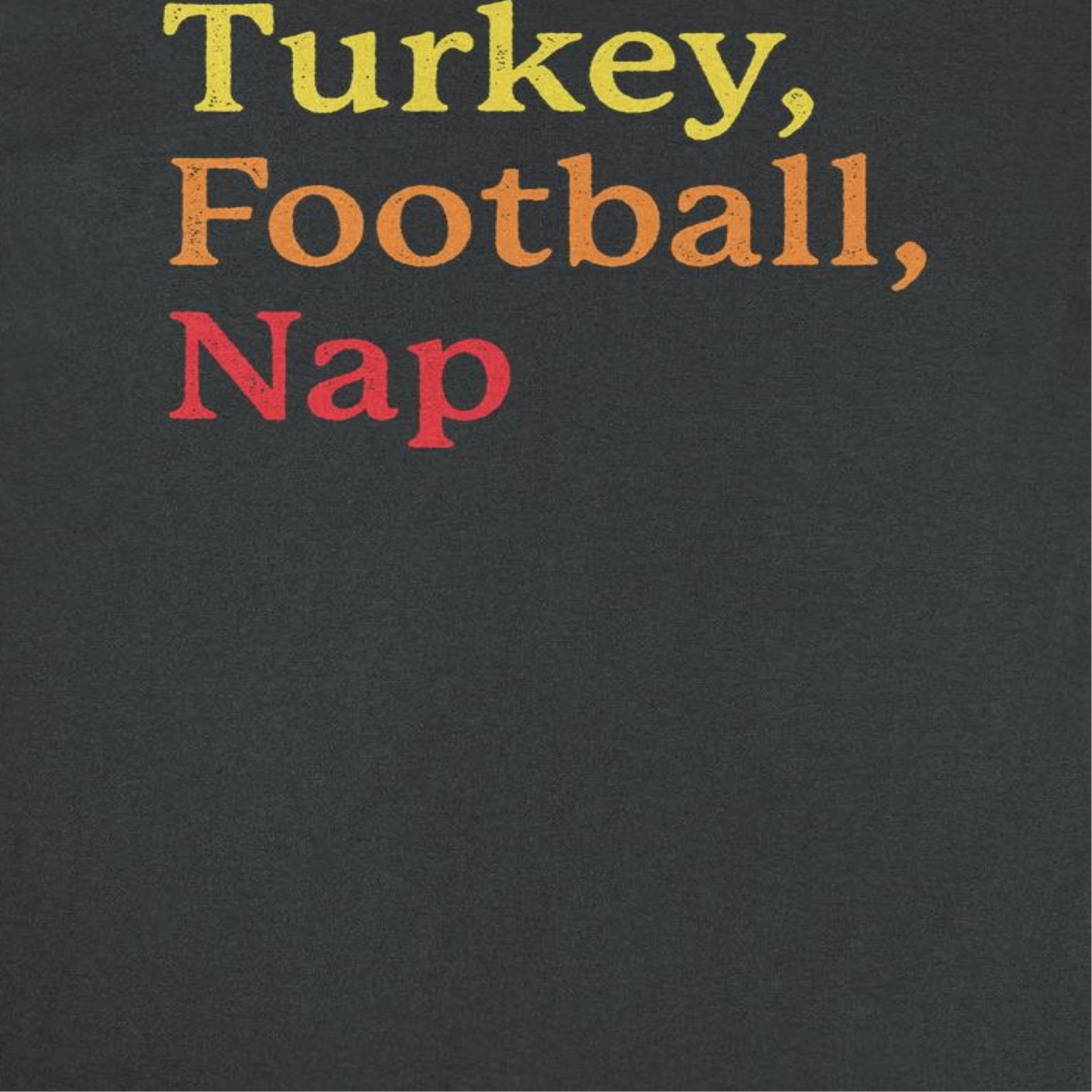 Thanksgiving T-Shirt - Turkey Football Nap Officially Licensed