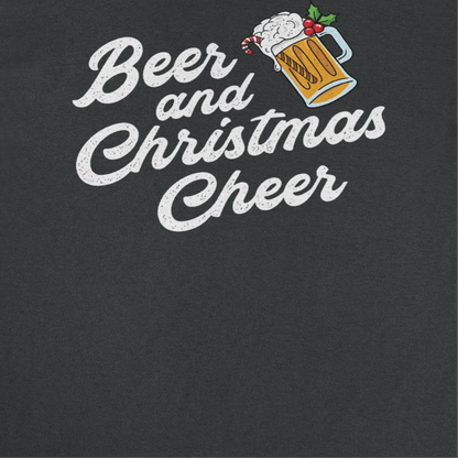 Christmas T-Shirt - Beer and Christmas Cheer Officially Licensed