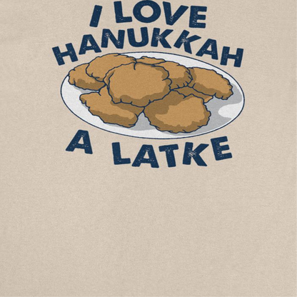 I Love Hanukkah A Mens Hanukkah T Shirt Tan Officially Licensed