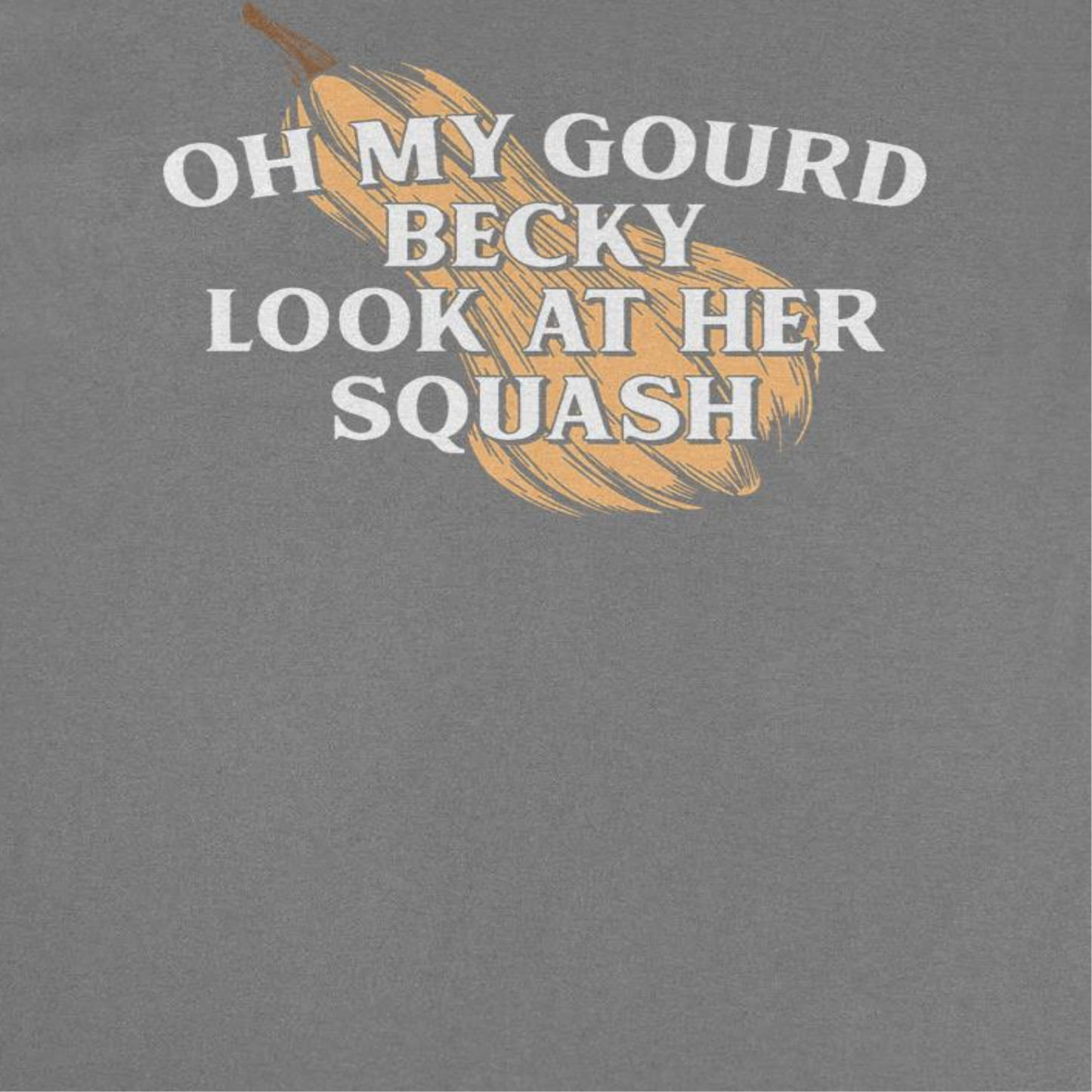 Oh My Gourd Becky Look at Her Squash Mens Christmas T-Shirt Officially Licensed