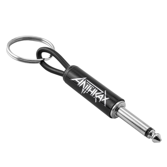 Anthrax Logo Guitar Plug Keychain Pluginz Keychains