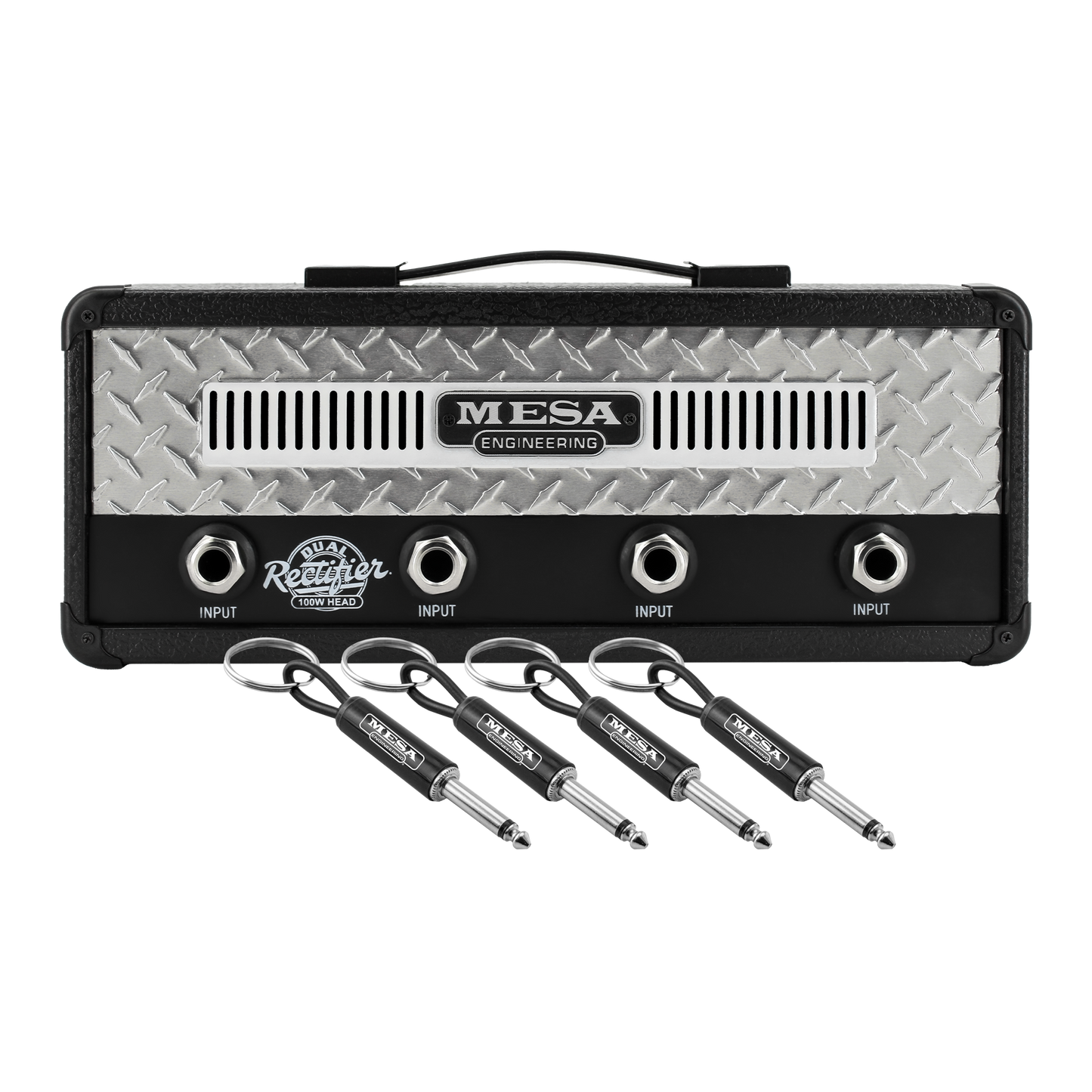 Mesa Boogie Dual Rectifier Chrome Jack Rack® Pluginz Keychains
