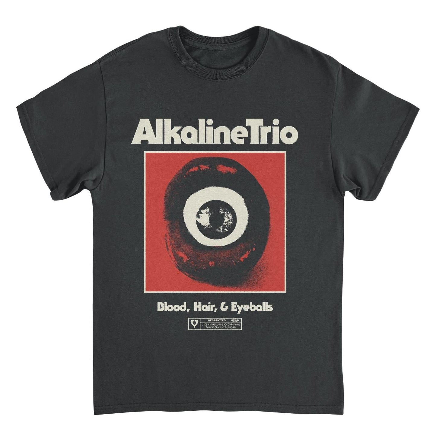 Alkaline Trio BHE Lips Mens T Shirt Black Officially Licensed