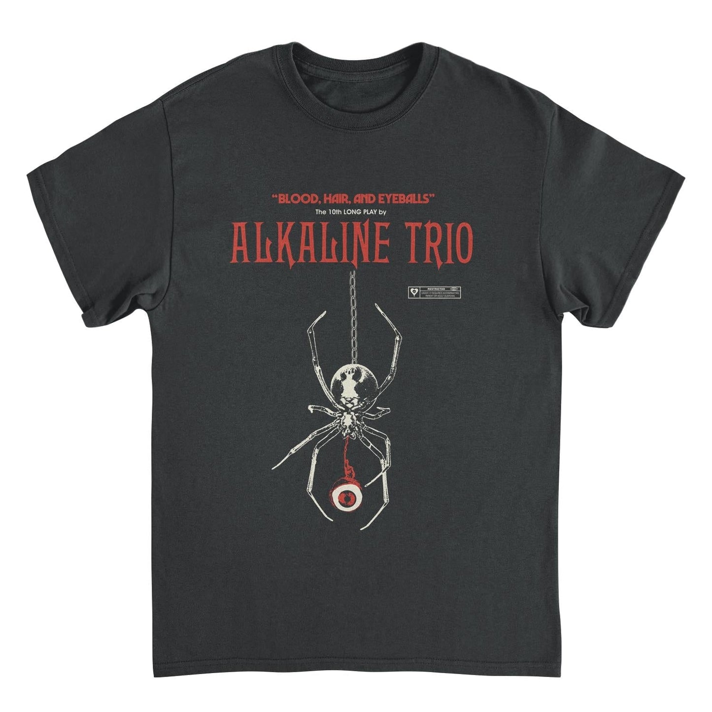 Alkaline Trio BHE Spider Mens T Shirt Black Officially Licensed