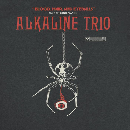 Alkaline Trio BHE Spider Mens T Shirt Black Officially Licensed