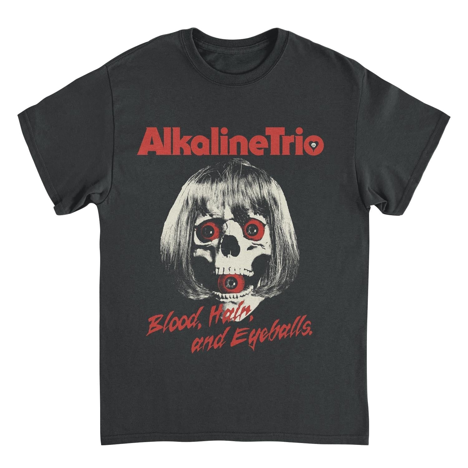 Alkaline Trio Skelly Eyes Mens T Shirt Black Officially Licensed