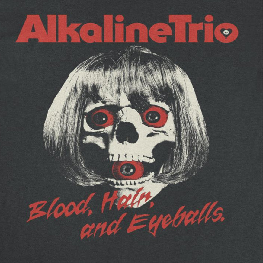 Alkaline Trio Skelly Eyes Mens T Shirt Black Officially Licensed