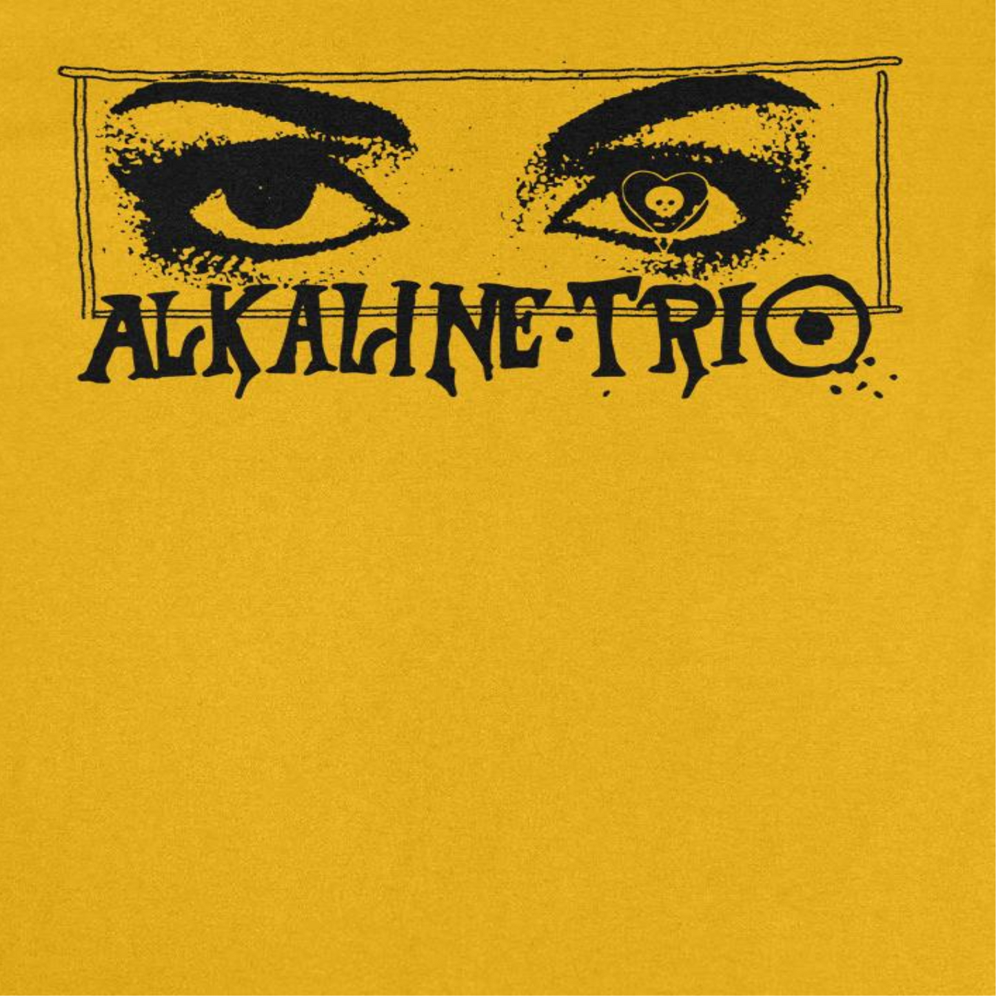 Alkaline Trio Alkaline Stare Mens T Shirt Gold Officially Licensed