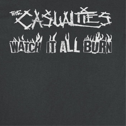 The Casualties All Out War Back Mens T Shirt Black Officially Licensed