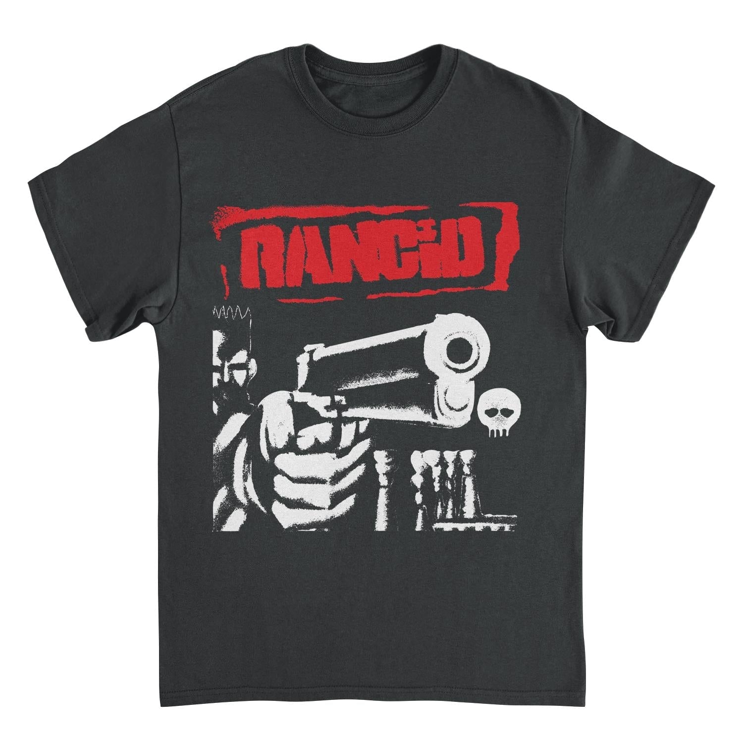 Rancid Ran1 Big Gun Mens T Shirt Black Officially Licensed