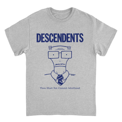 Descendents Commit Adulthood Mens T Shirt Sport Grey Officially Licensed