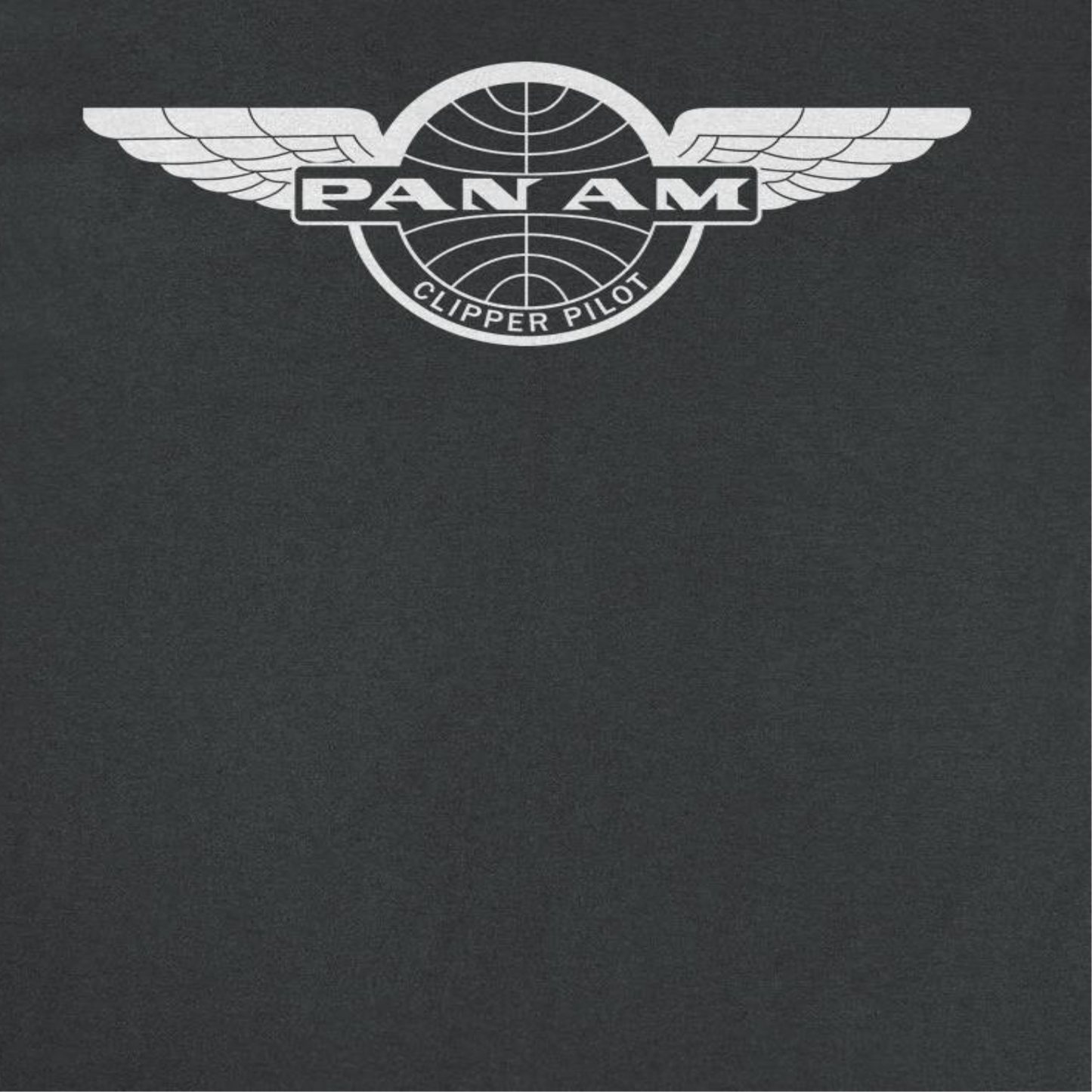 Pan Am Clipper Pilot White Mens T Shirt Black Officially Licensed
