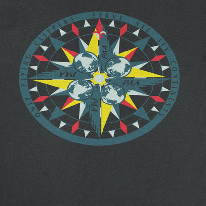 Pan Am Only Flying Clippers Mens T Shirt Black Officially Licensed