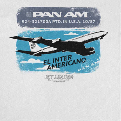 Pan Am El Inter Americano Mens T Shirt White Officially Licensed