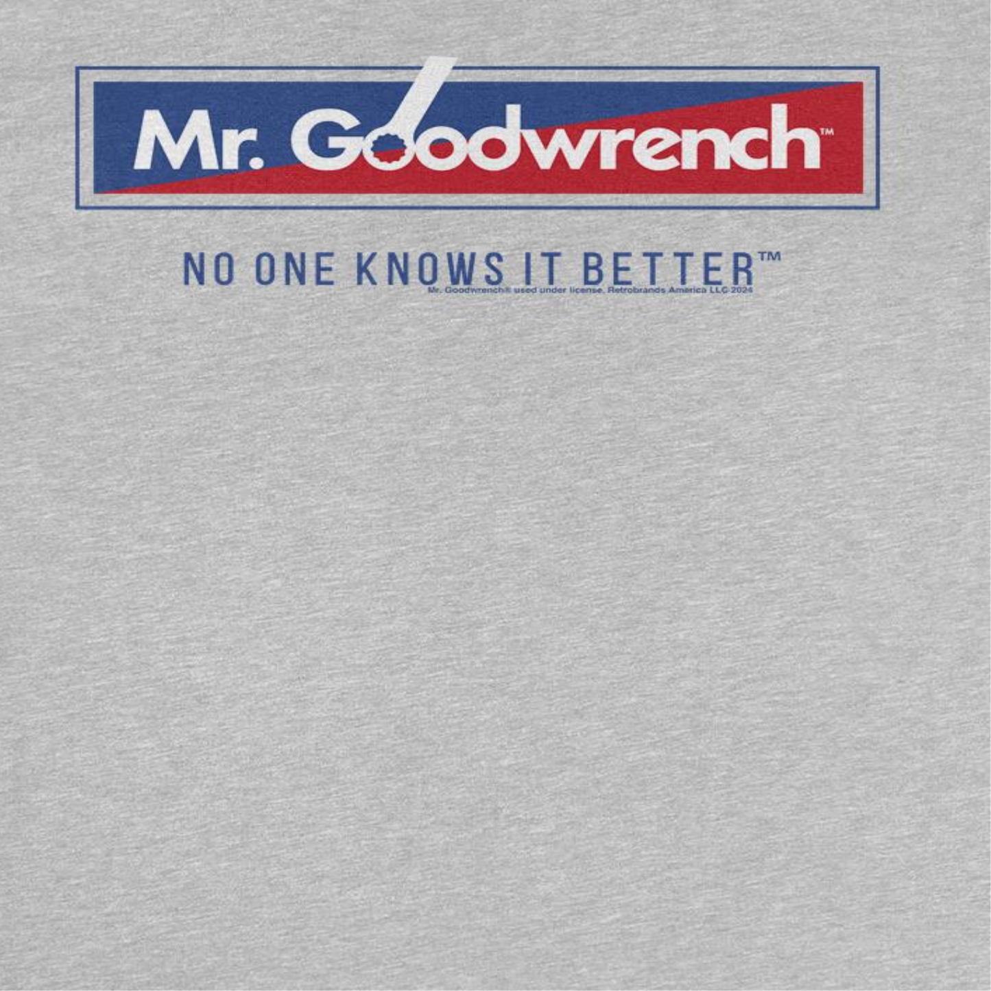 Mr Goodwrench No One Knows Mens T Shirt Sport Grey Officially Licensed