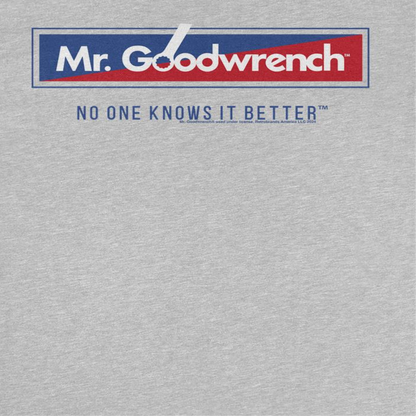 Mr Goodwrench No One Knows Mens T Shirt Sport Grey Officially Licensed